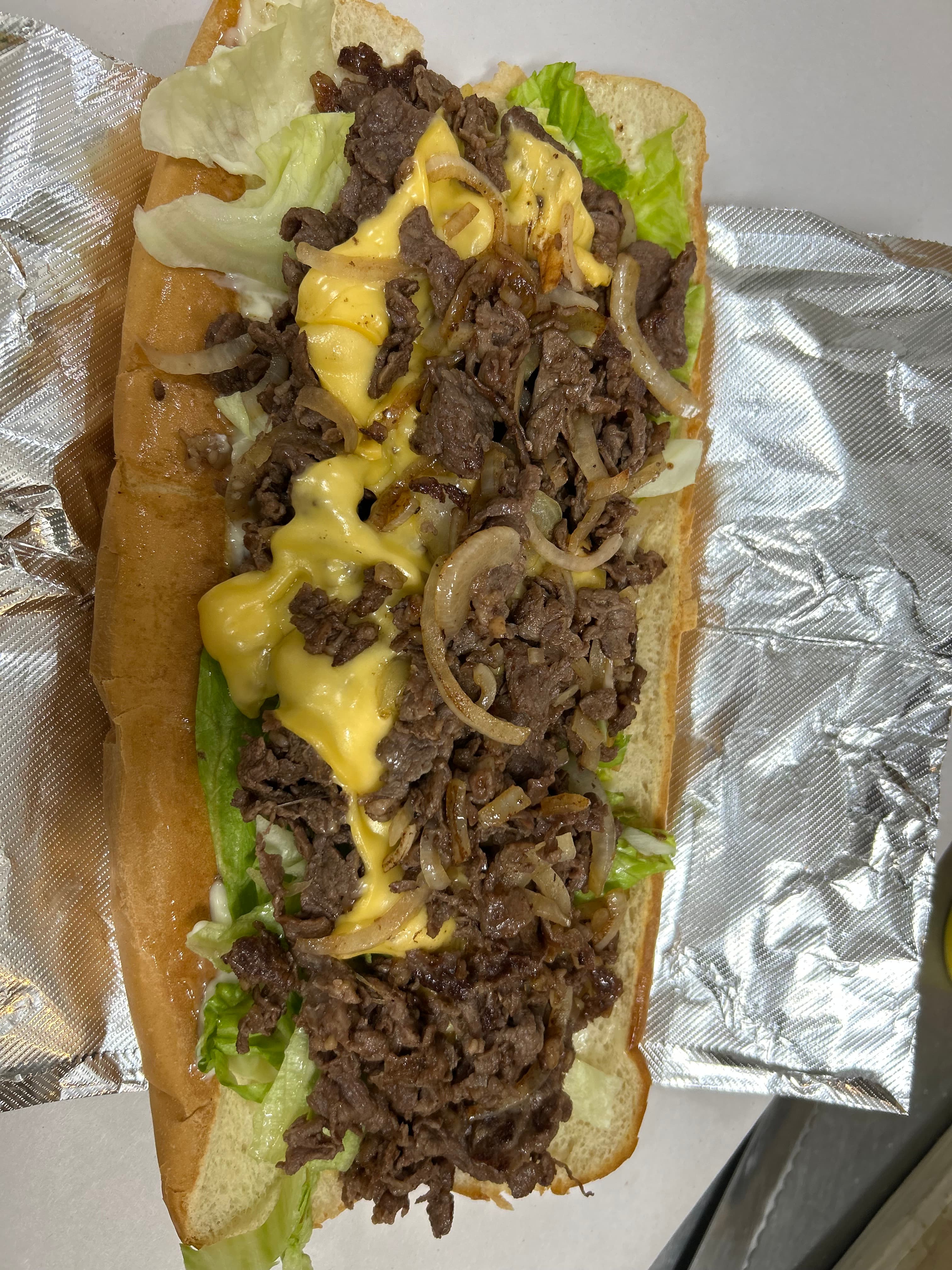 Steak & Cheese Sub from Eastern Carryout, Forestville MD